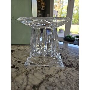 PartyLite Quad Prism 5" Reversible Candle Holder 24% Lead Crystal